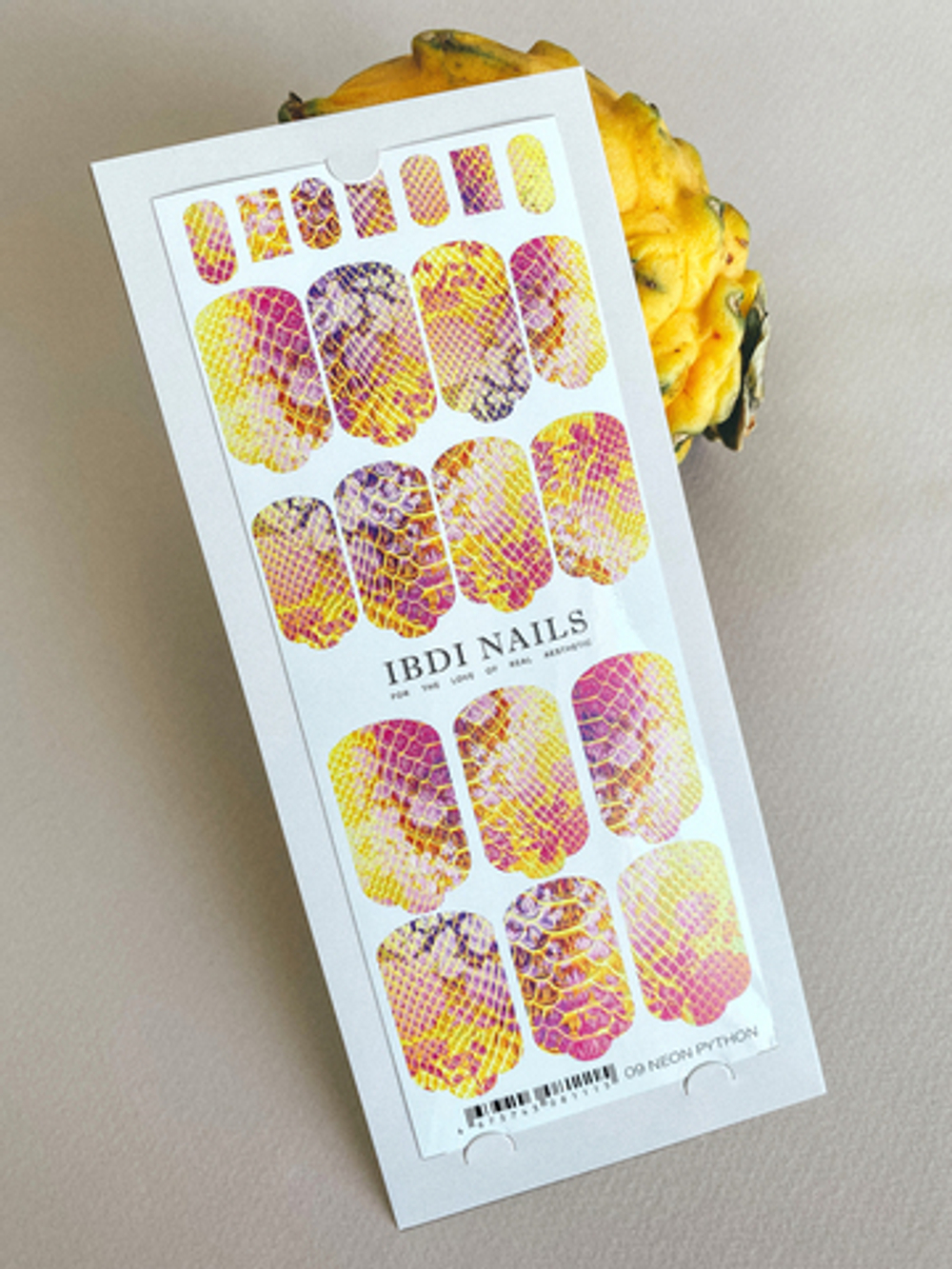 IBDI Пленки для маникюра 09 NEON PYTHON