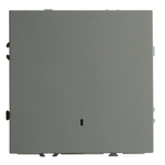 Выключатель 1-клавишный c индикатором (механизм), STEKKER, 250В, 10А, серия Эмили, RSW10-5101-10, платиново-серый, soft touch 49941