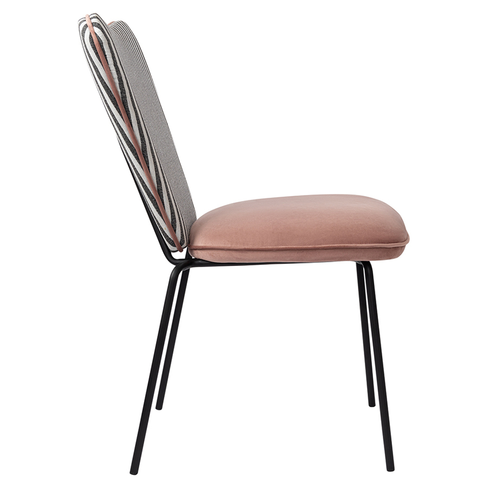 Стул Bergenson Bjorn Pompadour, велюр, пыльная роза