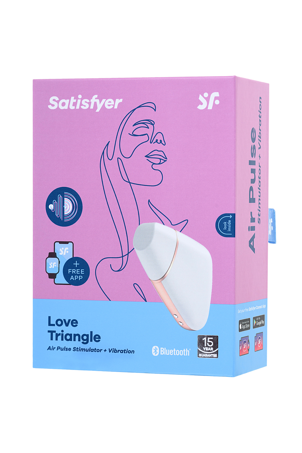 Вакуумно-волновой стимулятор Satisfyer Love Triangle (белый)