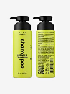 Шампунь для ускорения роста "Growth & Thickening", 250 мл (Nano Organic)