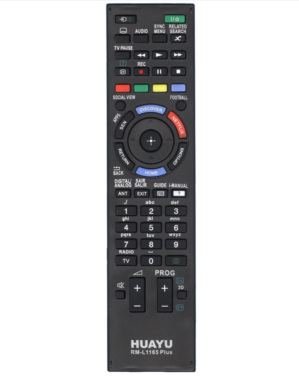 Пульт для Sony универсальный RM-L1165 PLUS 3D Huayu