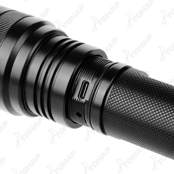 Фонарь ручной 1800 LM, IP46, USB (N-FR-L6-GP90) NISUS