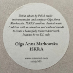 Olga Anna Markowska - Iskra - US, Miasmah новая виниловая пластинка