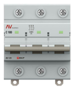 Автоматический выключатель  EKF mcb125-3-100C-av