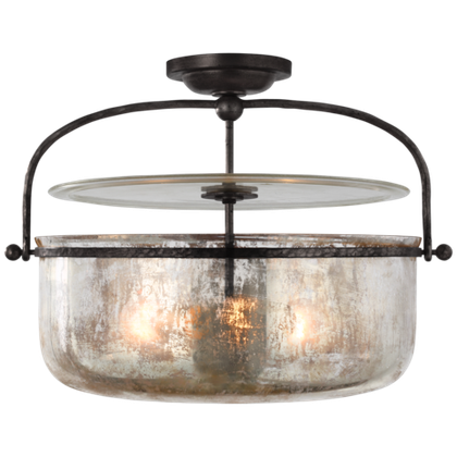 Потолочный светильник Visual Comfort Lorford Medium Semi-Flush Lantern