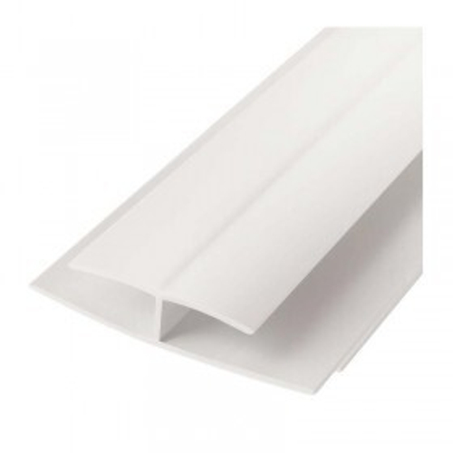 ПЛАСТ. ПВХ- Профиль "Н" соединительный (стыковочный) 8мм, L=3000мм белый