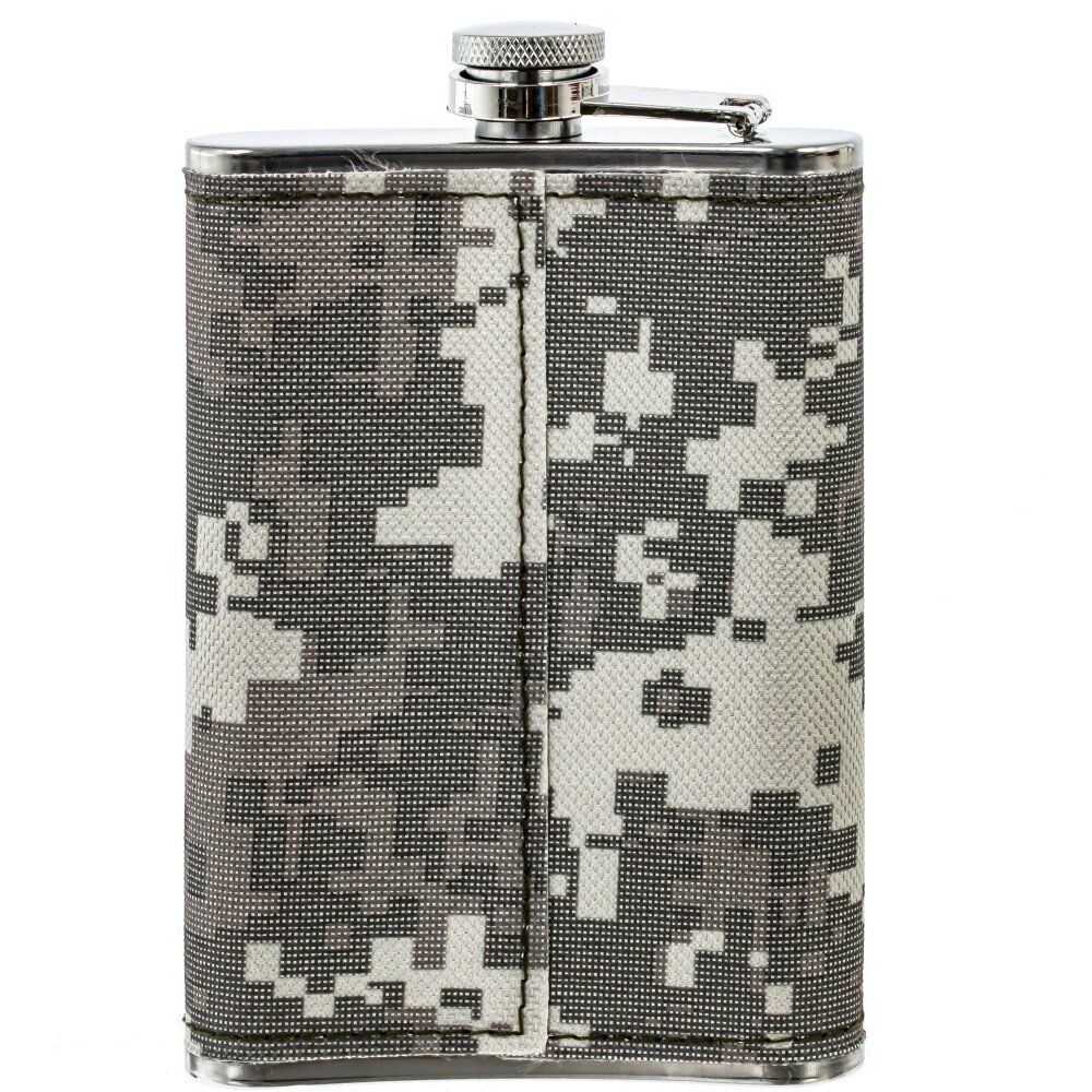 GAEM Набор из 5-ти предм.: фляжка 250 мл, 2 стопки 50 мл, вилка, ложка, L21,5 W17 H4 см