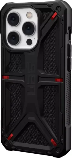 Чехол Uag Monarch для iPhone 14 6.1" Pro, цвет черный (Kevlar-Black)