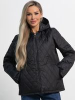 Куртка демисезонная стеганая (черная матовая) Б15194-25М LT Collection