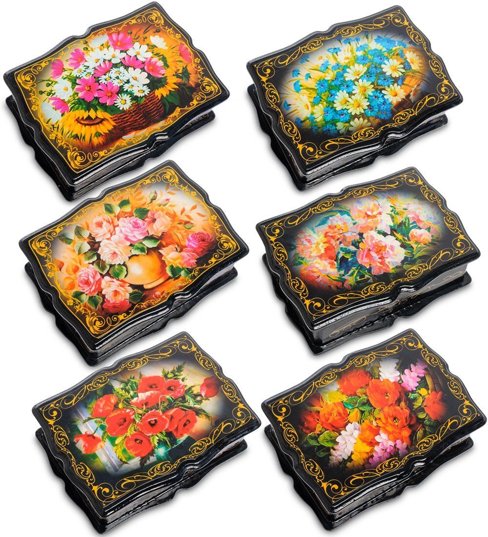 Народные промыслы ШК-13/ 3 Шкатулка в технике декупаж в асс. (ажур 13х18х5)