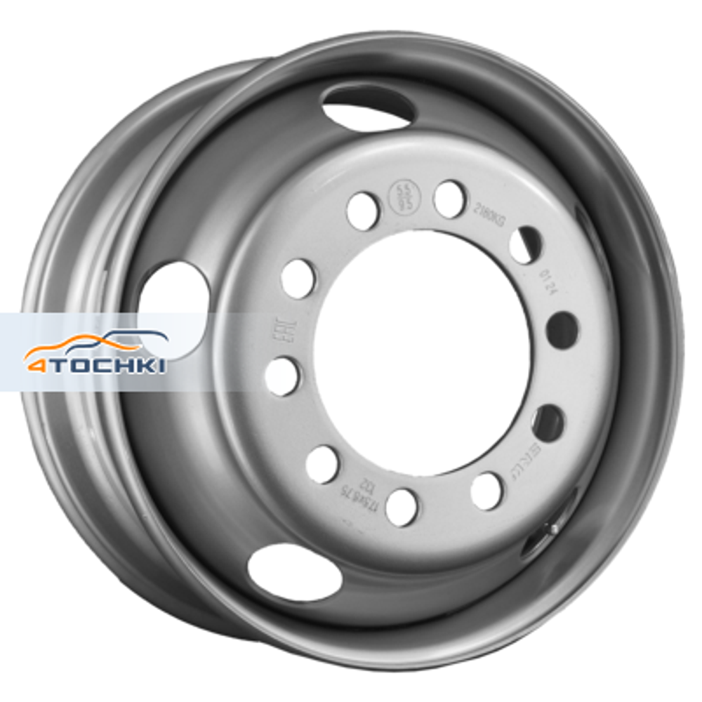 SRW 6,75x17,5/10x225 ET132 D176 Silver (5176774) (9,5 мм) Китай, прицеп 2 180 кг