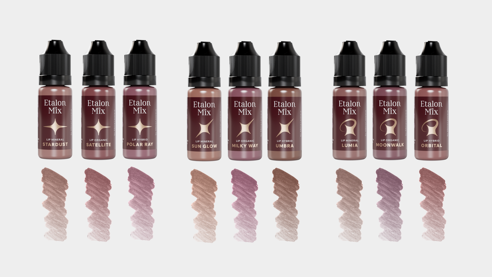 Минеральный пигмент для перманентого макияжа губ Lumia 5 мл (пастельно-коричневый)