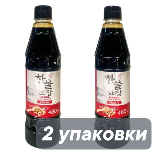 Соевый соус Hanul Classic 480 мл x 2 шт