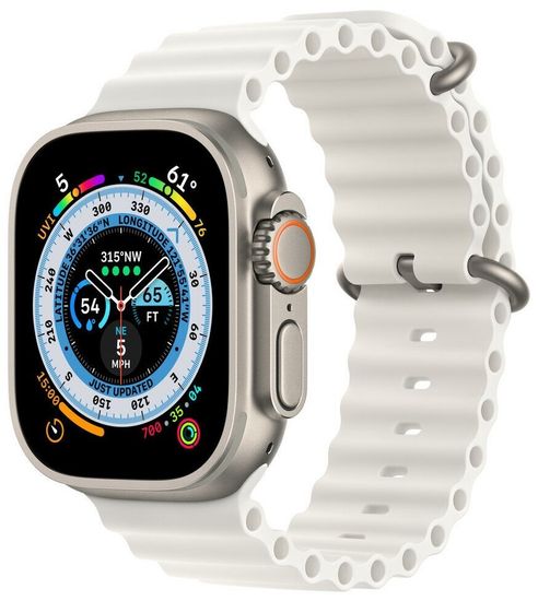Ремешок для Apple Watch 49mm White Ocean Band