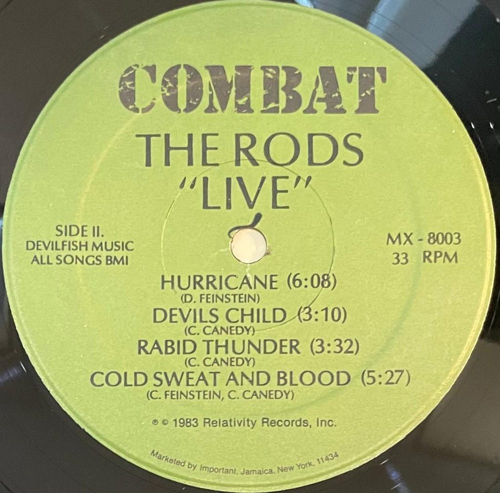 The Rods - Live (США 1983г.)