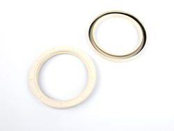 Сальник 120х150х12-2,2 а/м КАМАЗ-ЕВРО заднего коленвала, белый с пружиной NBR (Балаково)