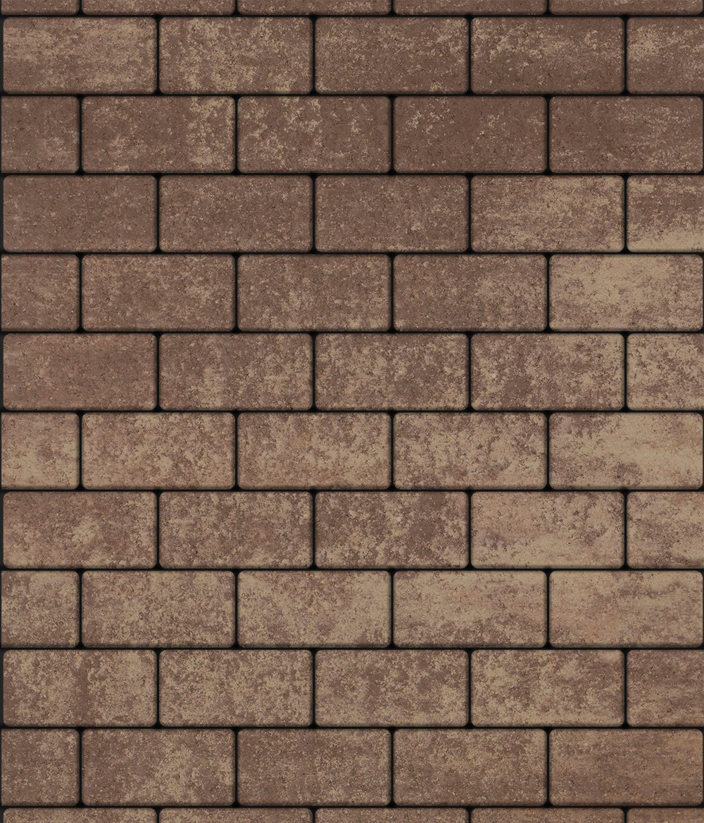 Тротуарная плитка ВЫБОР, форма Прямоугольник 100*200, h=80мм