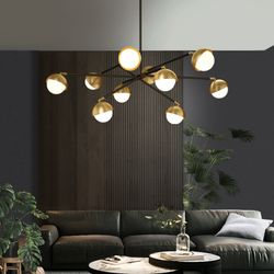 Люстра На Штанге Kendall L10 Black Gold By Imperiumloft