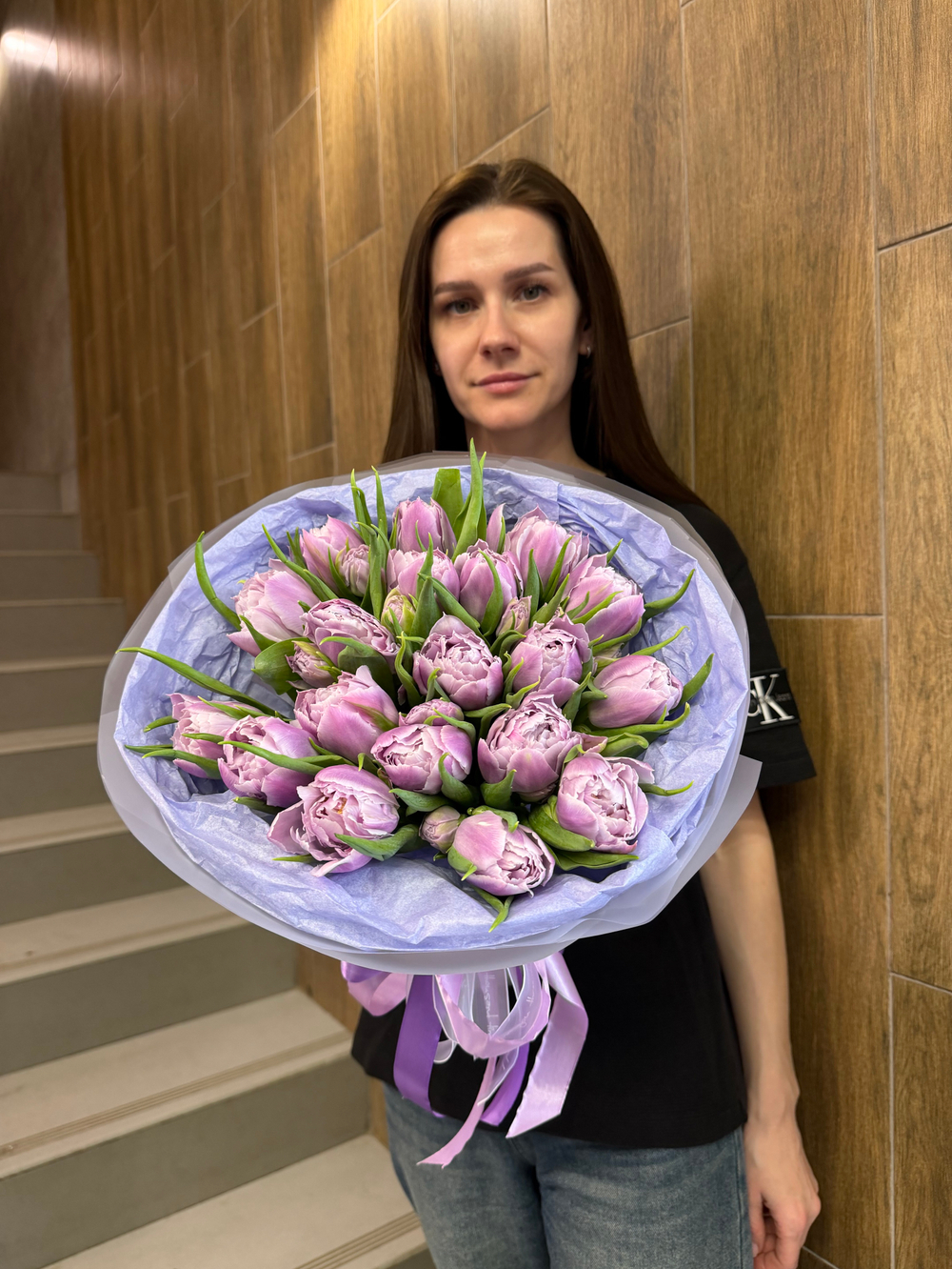 Пионовидные тюльпаны 💙