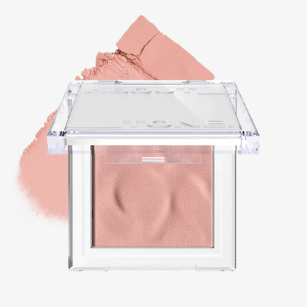 ABOUT TONE Пудровые румяна Fluffy Wear Blusher 02 Bashful Pink