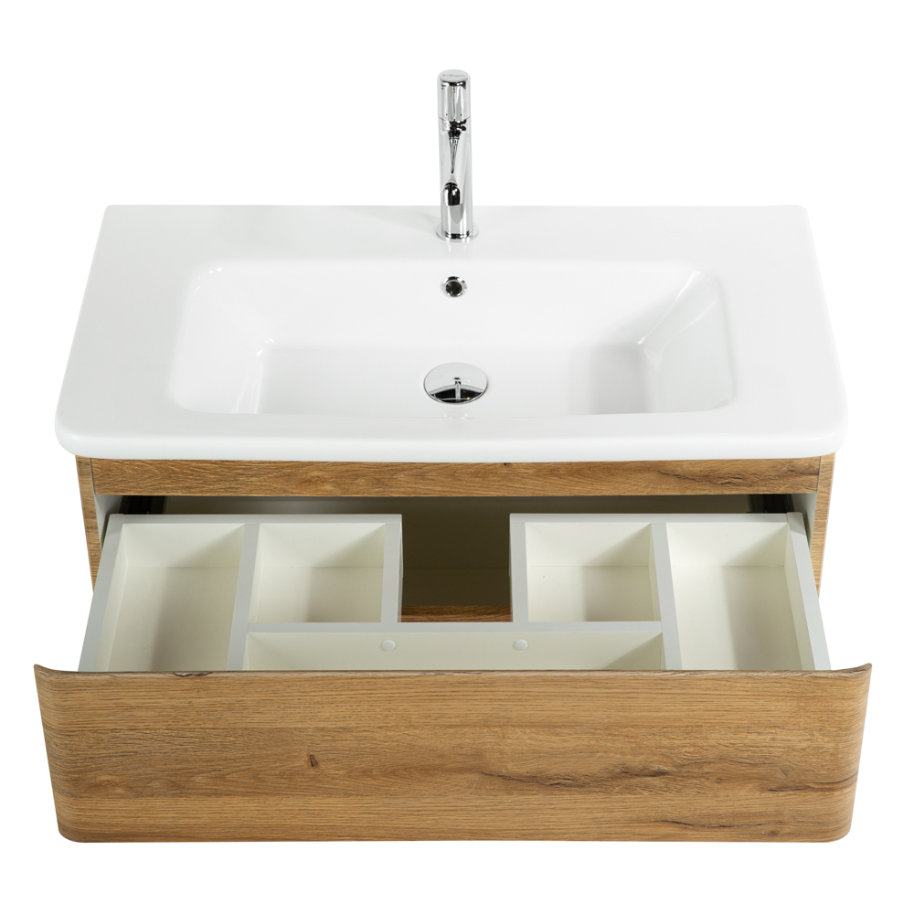 Тумба подвесная с керамической раковиной BelBagno ALBANO-CER-1050-2C-SO-RR