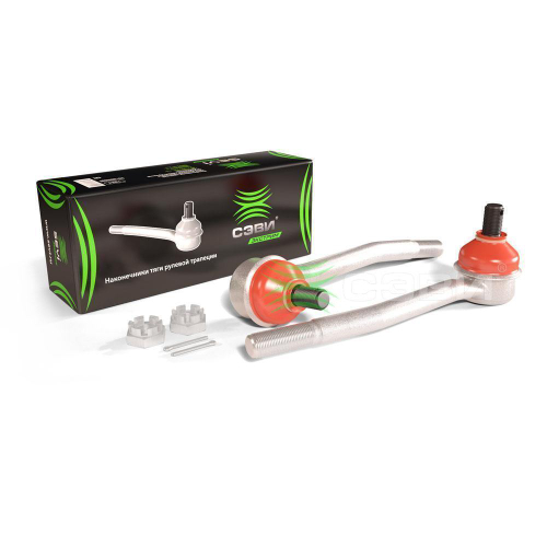 Наконечник рулевой тяги ВАЗ 2101 левый, правый длинный с метизами экстрим Сэви