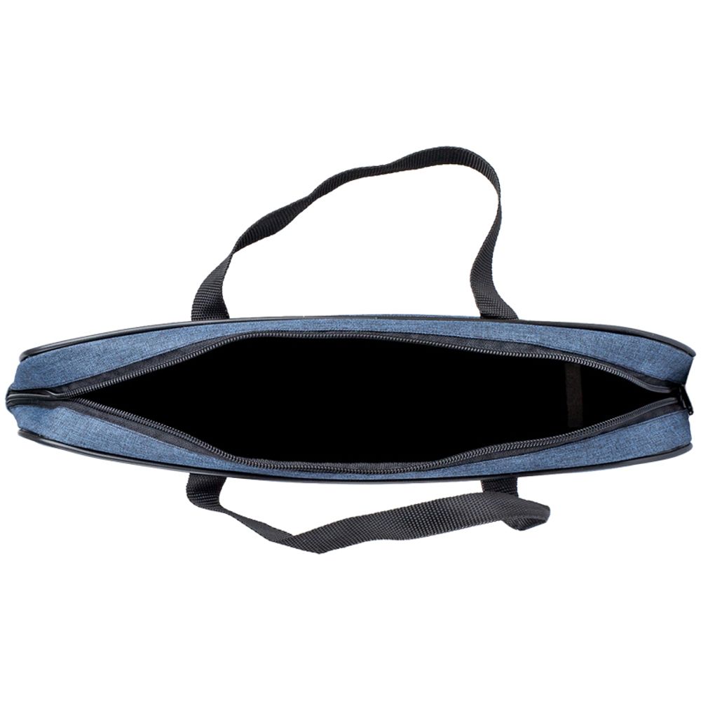 Папка с ручками А4, Спейс, широкая, Маренго, ткань, молния