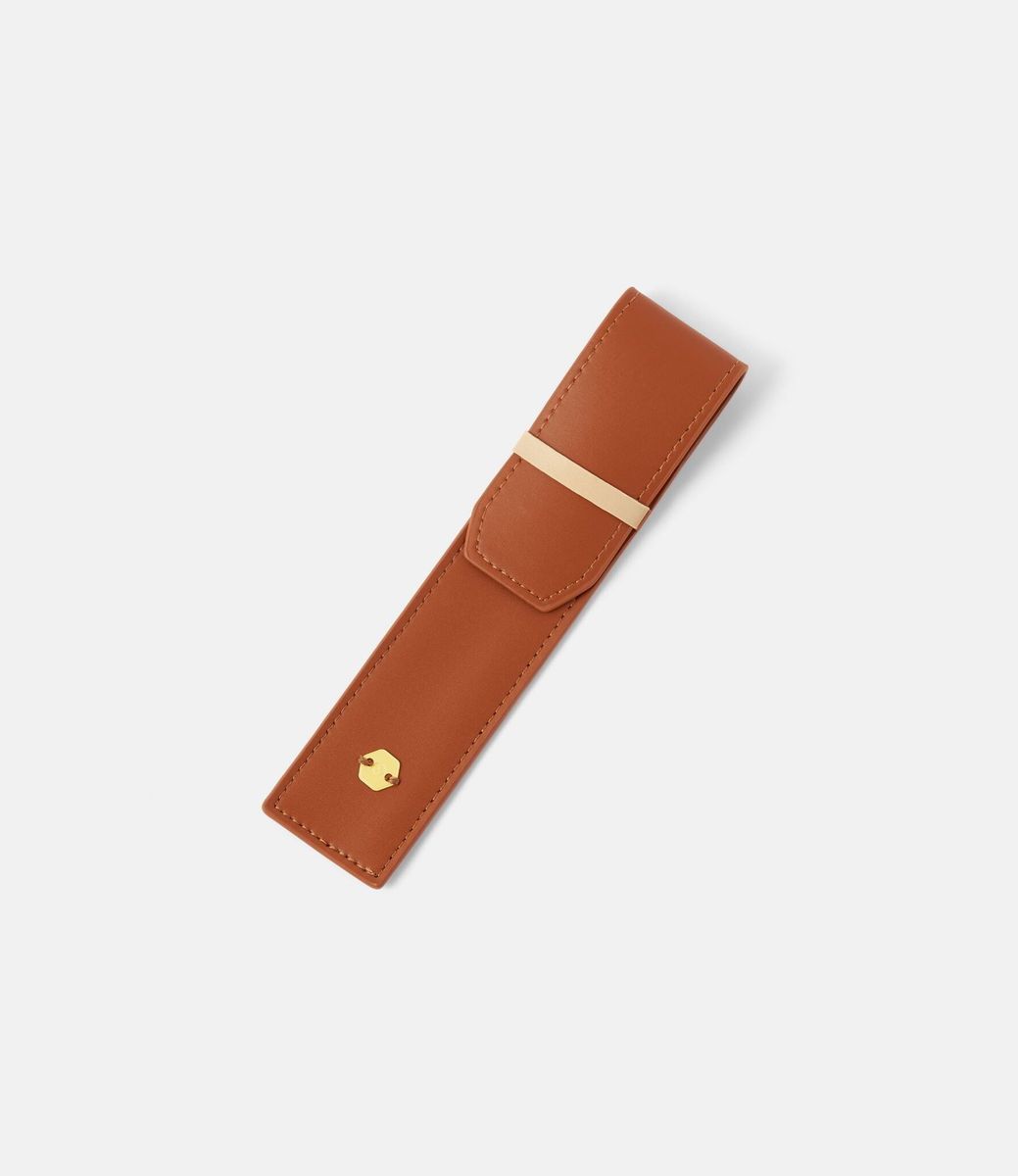 Ystudio Classic Reflect Pen Pouch Caramel — чехол для ручки