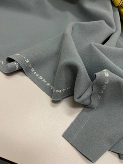 Пальтовая однотонная шерсть с кашемиром (Alta Moda, 85%шерсть/15%кашемир, Сизый шалфей, 560 гр/м2, 146)