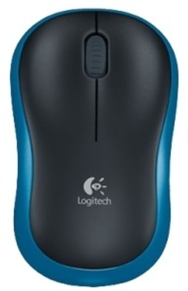 Мышь Logitech Wireless Mouse M185 синий