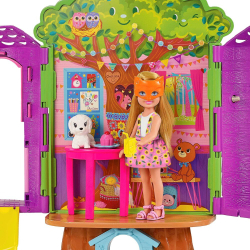 Barbie Chelsea - Дом на дереве + кукла Челси + аксессуары HPL70 / артикул   HPL70  / GTIN 194735162451