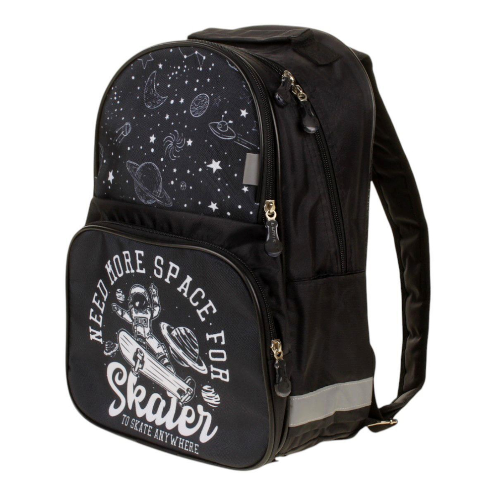 Рюкзак школьный Тимошка ОРТ "Скейт" 37*26*13 см. 2 отд., 1 карман, боковые карманы (Luris)