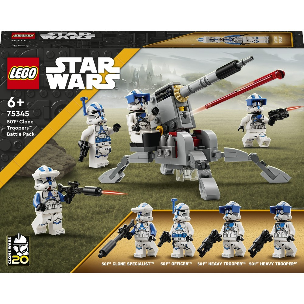 Конструктор LEGO Star Wars 75345 Боевой набор Солдаты-клоны 501-го легиона — фото 2
