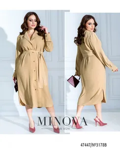 Платье 3178В-Песочный Minova