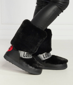 Утепленное угги Love Moschino - черный(JA24222G0HJW0)