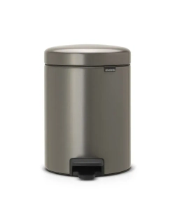 Brabantia Платиновый мусорный контейнер NewIcon 5л.
