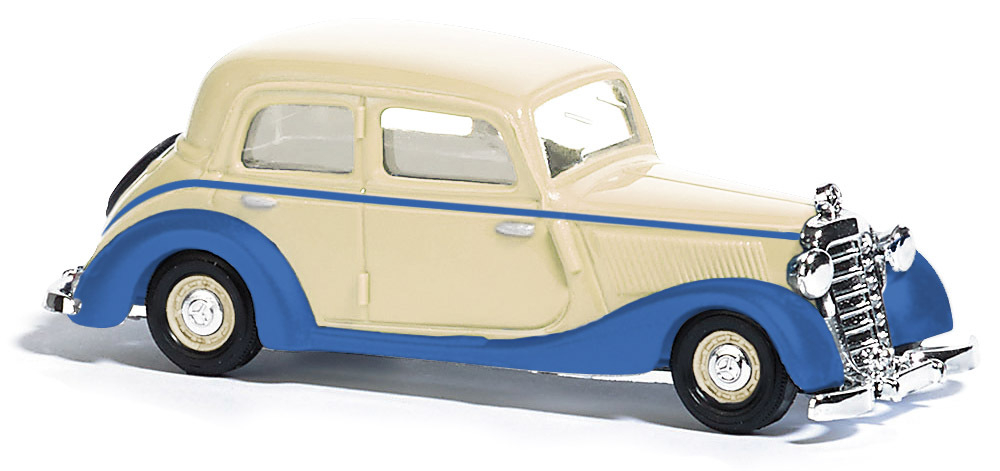 Автомобиль Mercedes 170V кремовый/синий (H0, 1:87)
