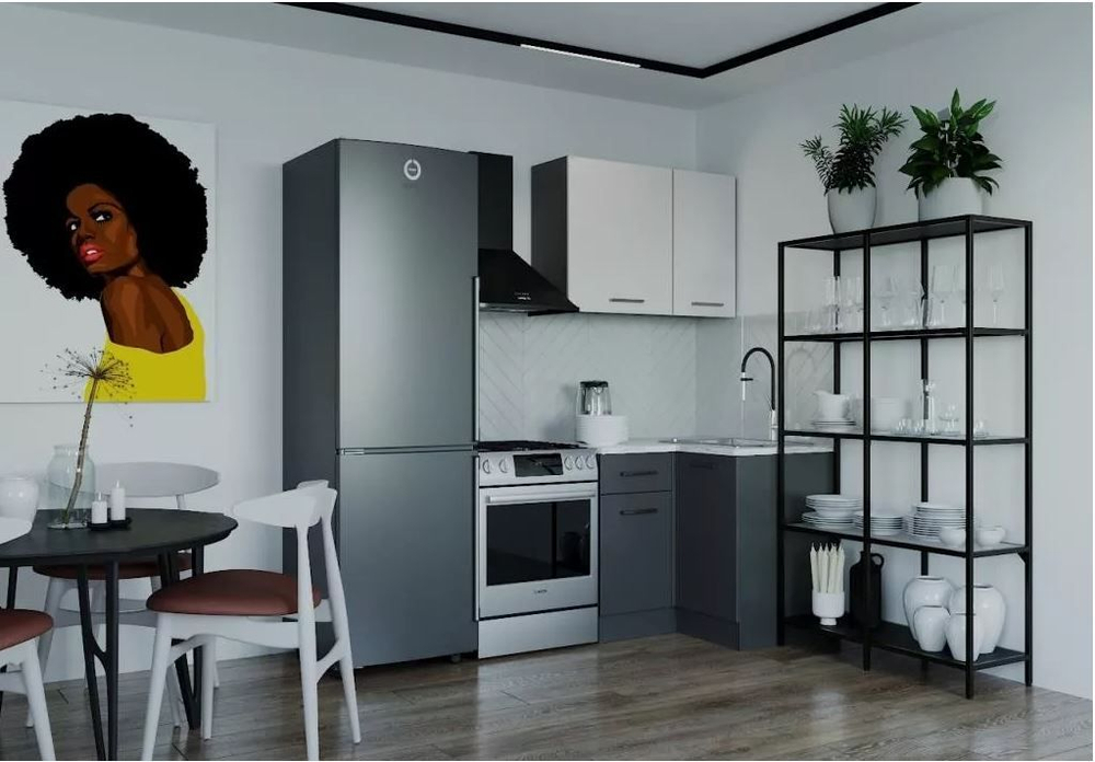 Кухонный гарнитур угловой Вегас1000х1000 мм (38мм)