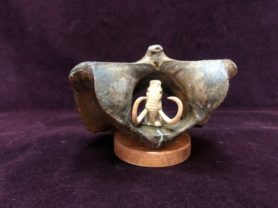 Мамонт в пещере