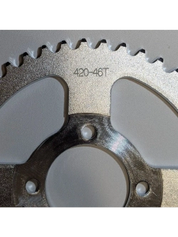 - - Звезда ведомая (420-46) на Альфа, Дельта, питбайк