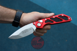 Реплика автоматического ножа Microtech DOC RED