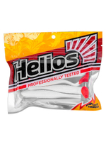 Виброхвост Helios Jumbo 4,95"/12.5 см White RT 5шт. (HS-7/1-003)