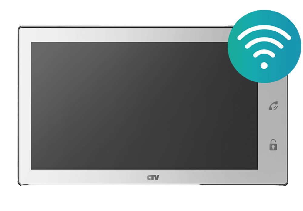 CTV-M4102FHD W 10" с поддержкой разрешения FullHD,  с Touch Screen, поддержкой облачного сервиса P2P