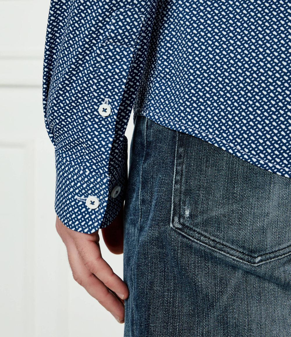 Рубашка p-roan-kent-c1 BOSS BLACK - темно-синий(50522091)