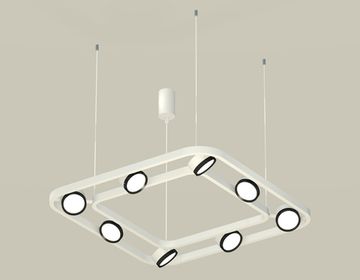 Комплект подвесного поворотного светильника 8*GX53 XB9177101/8 SWH/PBK белый песок/черный полированный (C9177, N8113)Techno DIY System Complects Ambrella