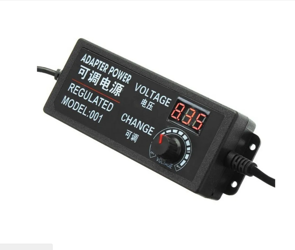 Адаптер QiYe JNT1205 (3-12v/5A) регулируемый (штекер 5.5мм.)