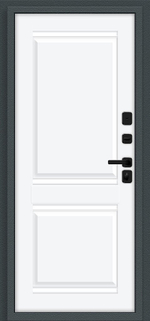 Thermo Некст МФ/SBlack Старк антрацит/White Silk 205*86 правое