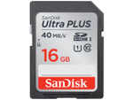 Карта памяти SanDisk SDHC UltraPlus 16 Gb Class 10 40Mb/s