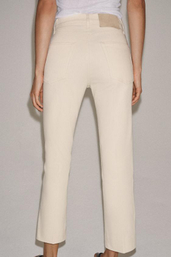 ZARA ДЖИНСЫ BOOTCUT СО СРЕДНЕЙ ПОСАДКОЙ — ZW COLLECTION, ГОЛУБОЙ
